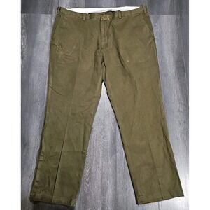 Polo Ralph Lauren Chino Pant Men 46B Green Preppy 32" Casual Comfort Office City